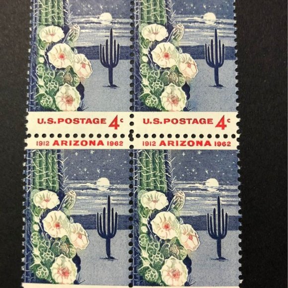 1962 Arizona State 4x6 Framed Stamp Art, Unused Vintage USA #FR1192 - Picture 3 of 7